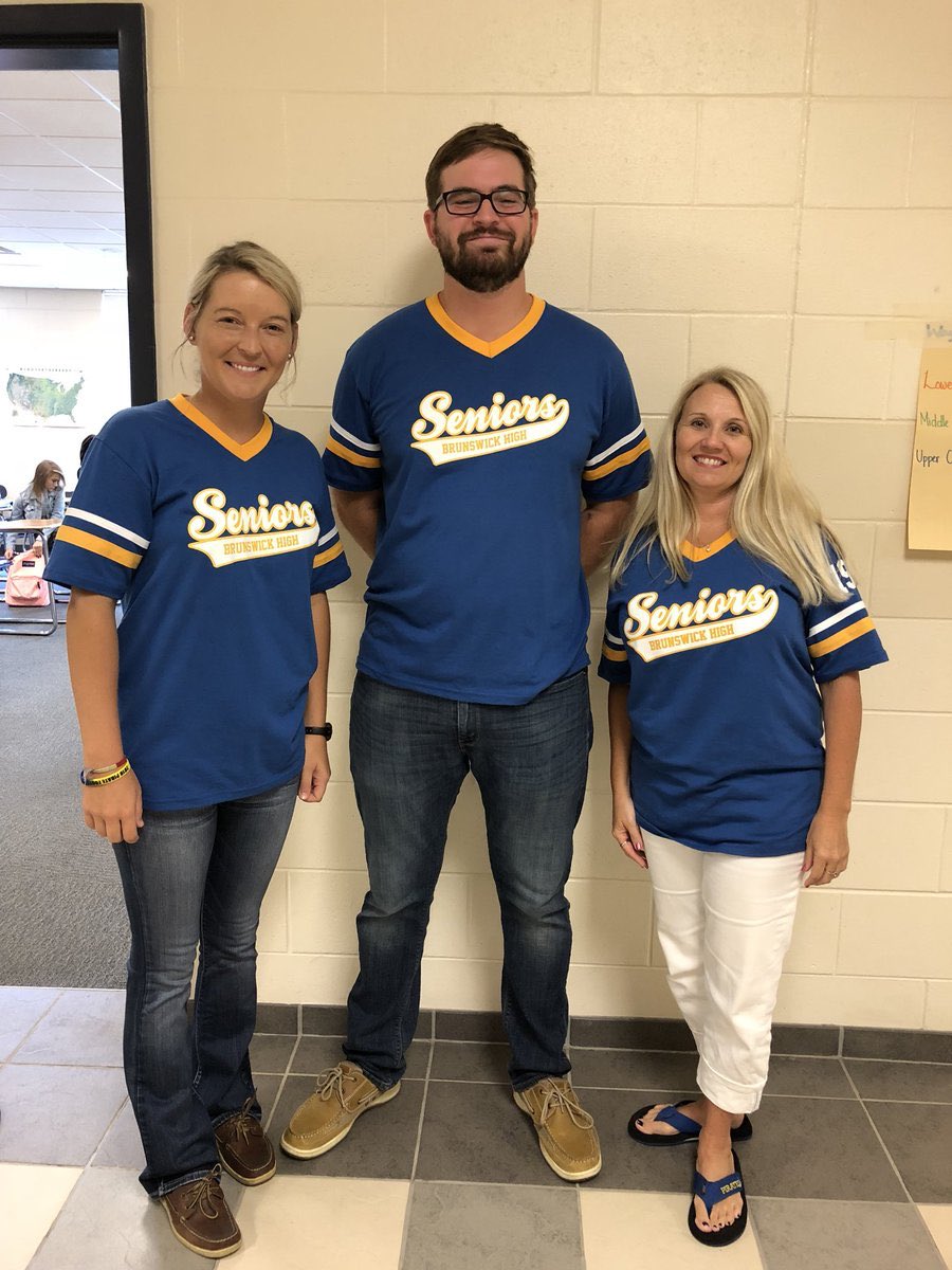 Congratulations to Mrs.Pam Griner,current social studies teacher/department head on being named the new Assistant Prinicpal of Instruction at Brunswick High (pictured l-r is Erica Grady, Daniel Szokoly, and Pam Griner) 📸 Pam Griner