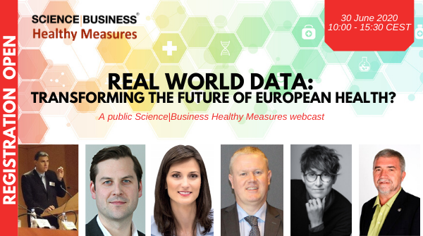 ScibusHealth's tweet photo. ❗️First speakers announced ❗️Don't miss our upcoming Healthy Measures webcast : "Real world data: Transforming the future of European health?"  
⏰ 30 June 2020, 10:00 - 15:30 CEST
Detail &amp; registration✏️: https://t.co/kvJ0Md7eKQ
#healthdata #healthcare #AI  #covid19 #SBhealth https://t.co/GHcPBQFiXR