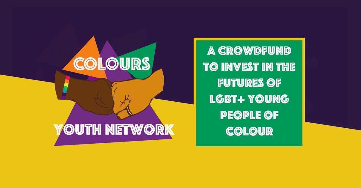 ColoursYouthUK's tweet image. FUNDRAISER IS NOW LIVE 🥳 @COLOURSyouthuk is raising money to support young QTIBPOC to explore + celebrate who they are with others like them + QTIBPOC youth workers. Please support us to invest in the futures of LGBT+ young people of colour 🤍
gofundme.com/f/colours-yout…