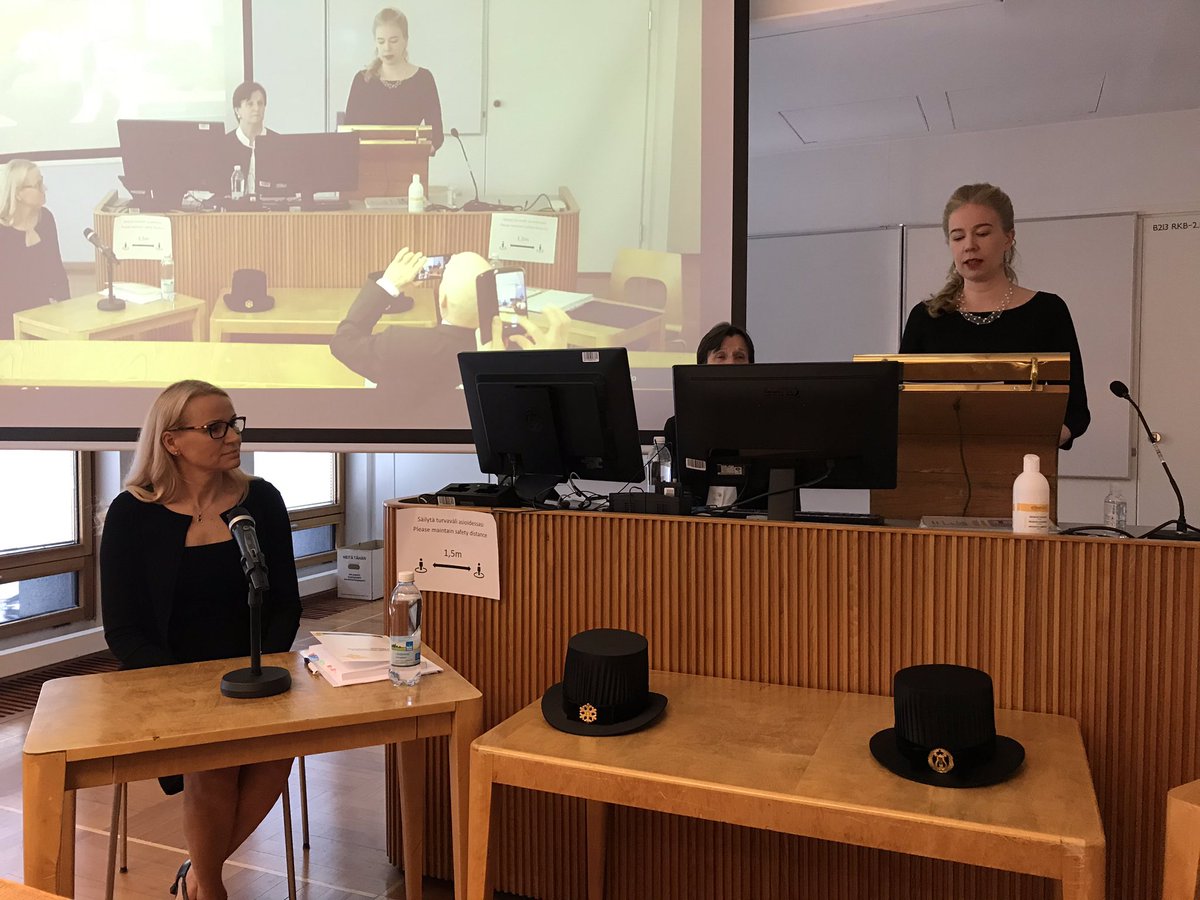 kphakkar's tweet photo. Marjut Viilo esittää Metsätalolla Helsingin yliopistossa väitöskirjansa Teacher’s orchestration in longitudunal collaborative inquiry process lektiota. Kustoksena Pirita Seitamaa-Hakkarainen ja vastaväittäjänä Dosentti Marjaana Kangas Lapin yliopistosta https://t.co/z2DCHQu6AY