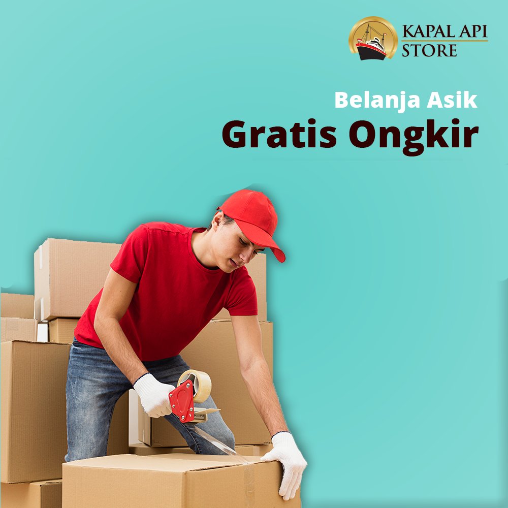kapalapistore's tweet photo. Belanja di Kapal Api Store, makin asik dengan gratis ongkos kirim! Belanja minimal Rp 30.000 pakai kode: FASTFO9! Beli Sekarang! #BelanjaDiKAStore #KapalApiStore
.
#gratisongkir #freeongkir #promoid #ongkir https://t.co/vXvPJ8tKP0