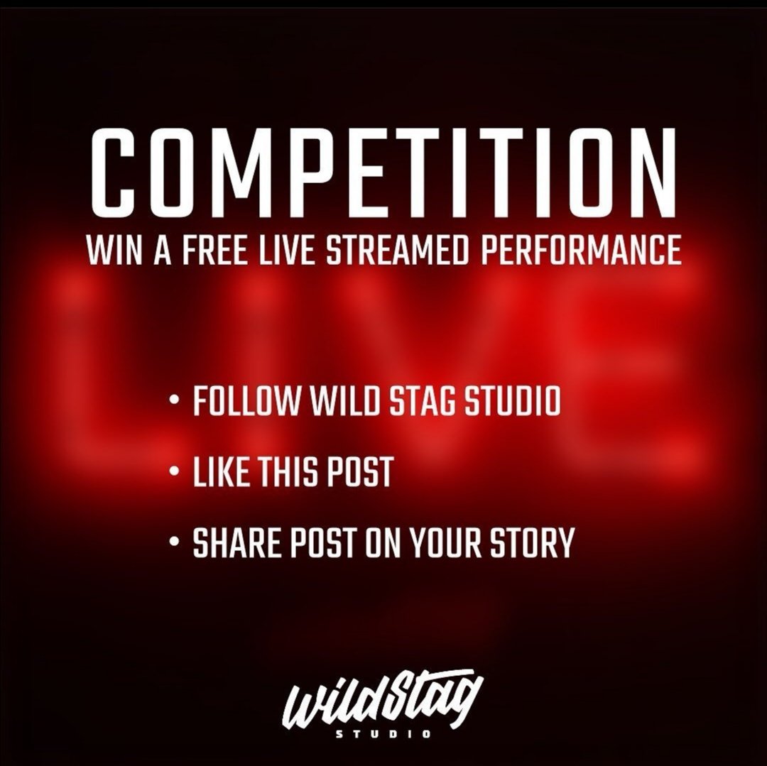 To celebrate our new live streaming service we are offering a FREE live streamed multi-cam music performance for one lucky band or artist. Head over to our Instagram to enter.
