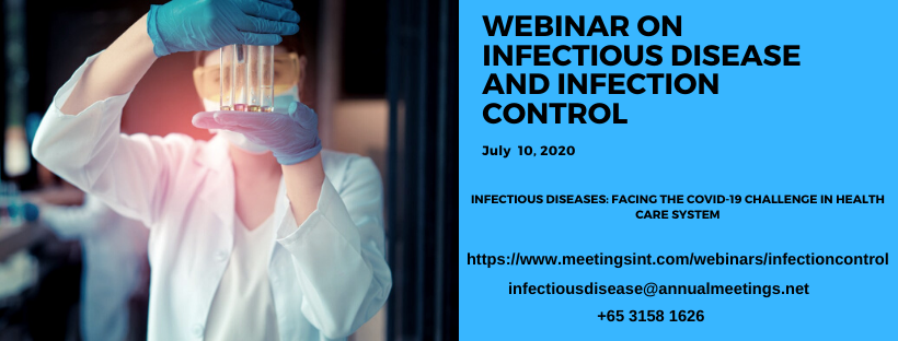 #Infectious #Disease and Infection #Control #July 10, 2020 provides you a way to #globalize your #research in the form of a #presentation. 
Details: meetingsint.com/webinars/infec…