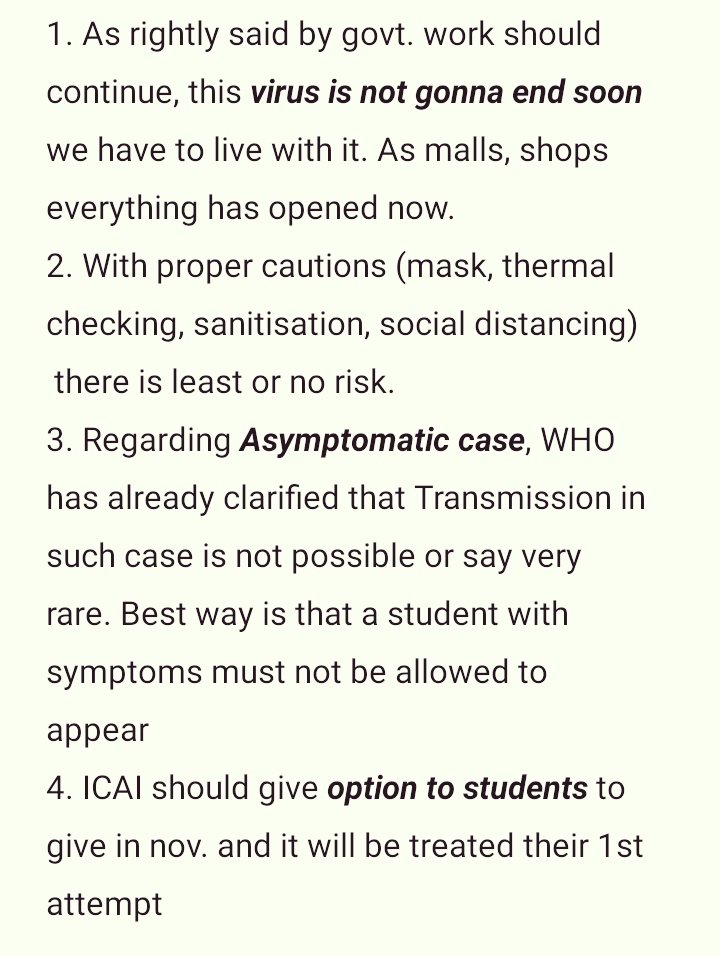gauravpreetsb's tweet photo. #dontpostponecaexams
#icaiexam @theicai @theicaibos #dontpostponecaexam https://t.co/zVMpFhvUCT