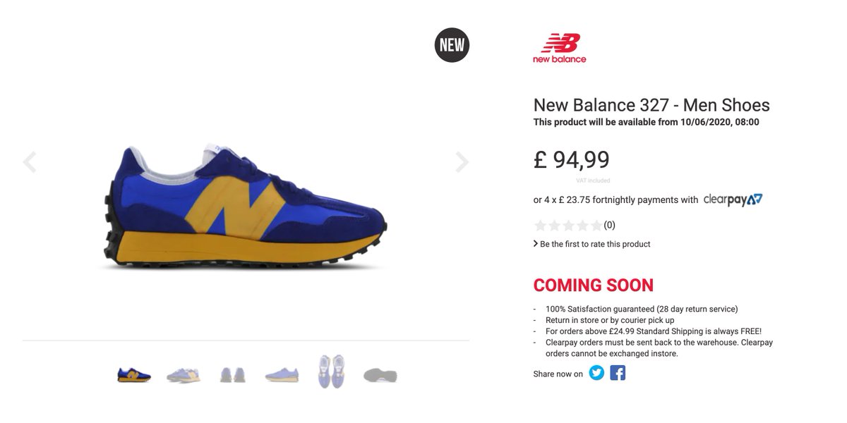 new balance 327 standard