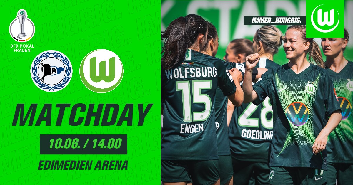 🔥 SPIELTAG - HALBFINALE! 🔥

Zum Livestream ➡️ vfl.ink/d1AVz.

#DFBPokalFrauen #DSCWOB #VfLWolfsburg