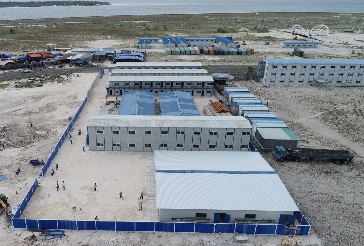 Glad to receive a letter of appreciation from Minister <a href="/faya_i/">Fayyaz Ismail</a> acknowledging quick response and contributions of CSCEC to Government of Maldives call for building temporary labor quarters for up to 800 worker in Hulumale phase II. 

We're good partners helping each other.