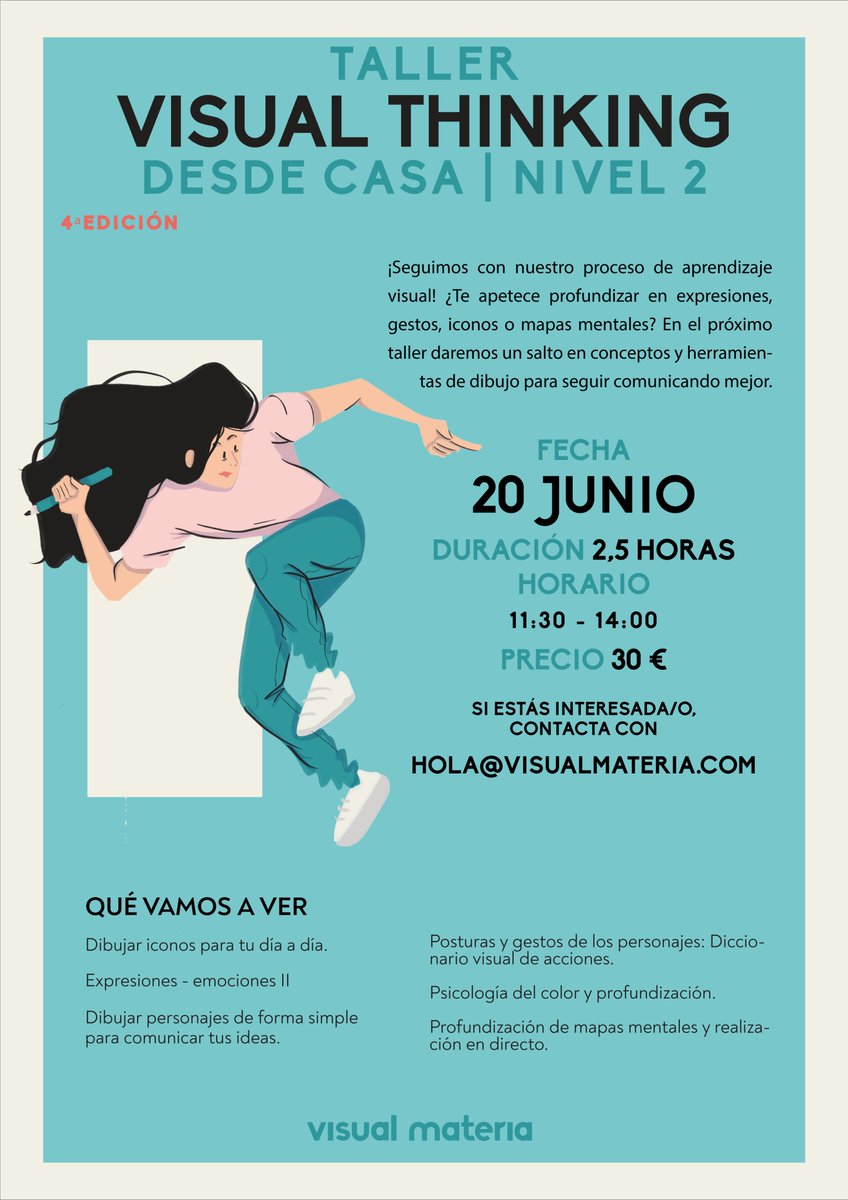 Ya queda menos para nuestros talleres para aprender a comunicar a través de dibujos, no es necesario que tengas conocimiento de dibujo, empezamos desde cero y practicamos mucho. ¡Te esperamos! #VisualThinking #Formación Aquí te dejo la info 👇✍️🤓