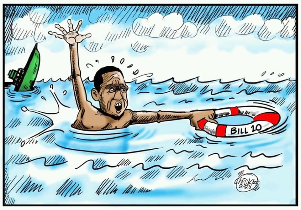 HHichilema's tweet image. The people have rejected Bill 10 and yet the PF are determined to pass it by any means possible. The constitution belongs to the people and it is being altered for selfish and evil interests.