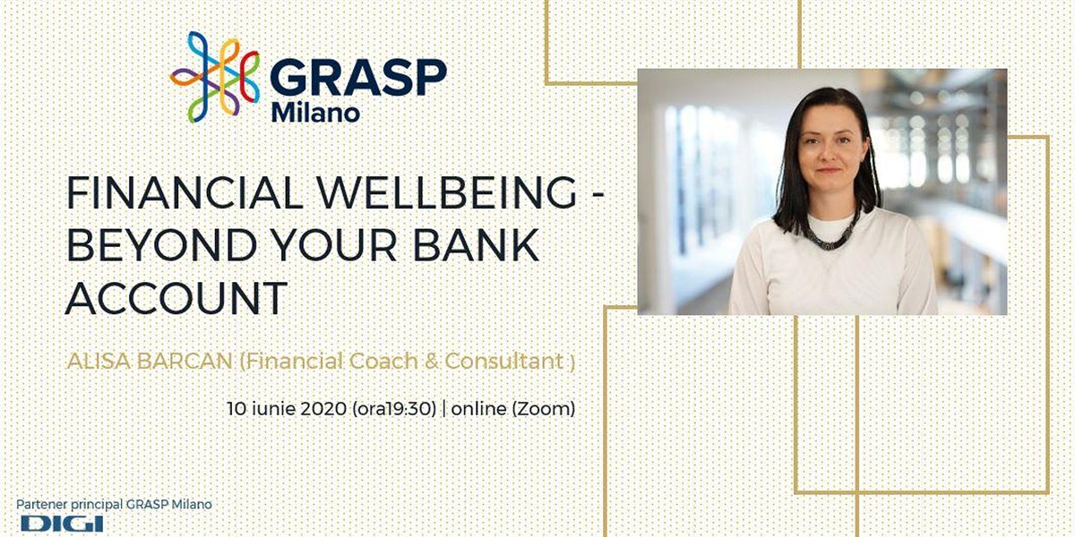mygrasproots's tweet photo. Astazi 10 iunie incepand cu ora 19.30 CET, va invitam sa discutam si sa aflam cum sa ne gestionam finantele personale si cum sa privim relatia cu banii dincolo de contul bancar.

Tune in! 👇👇👇
https://t.co/ZqLtyUupYt

#GRASPcommunity #YoungProfessionals #GRASPmilano https://t.co/JLpiGmLzOu