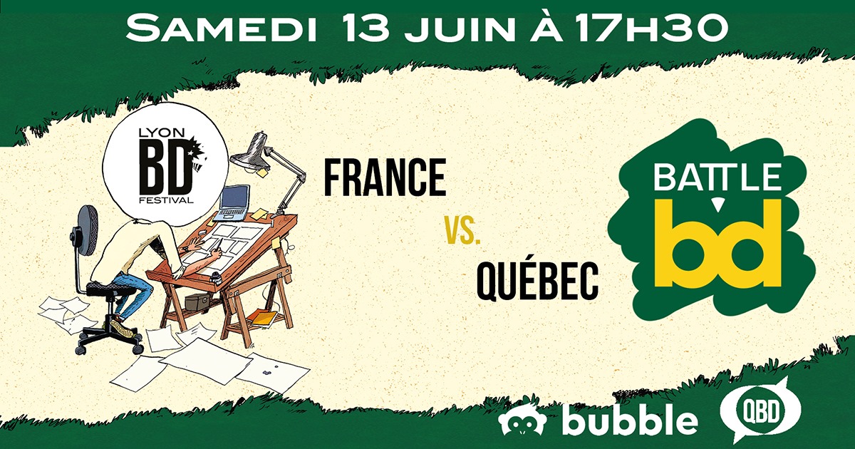 battle_bd's tweet photo. 🗓 [À vos agendas] Une #BattleBD 🇫🇷 &amp; 🇨🇦, ça vous dit ?

👉 On se retrouve samedi à 17 H 30 en Live avec les auteurs·trices : Claire Fauvel (🇫🇷), Arthur de Pins (🇫🇷), Pascal Colpron (🇨🇦) et Alex A. (🇨🇦).

#illustration #lyonbdfestival #Bd #bd2020 @lyonbd

https://t.co/mjh1fjiLYG https://t.co/yQ3dO8cNsc
