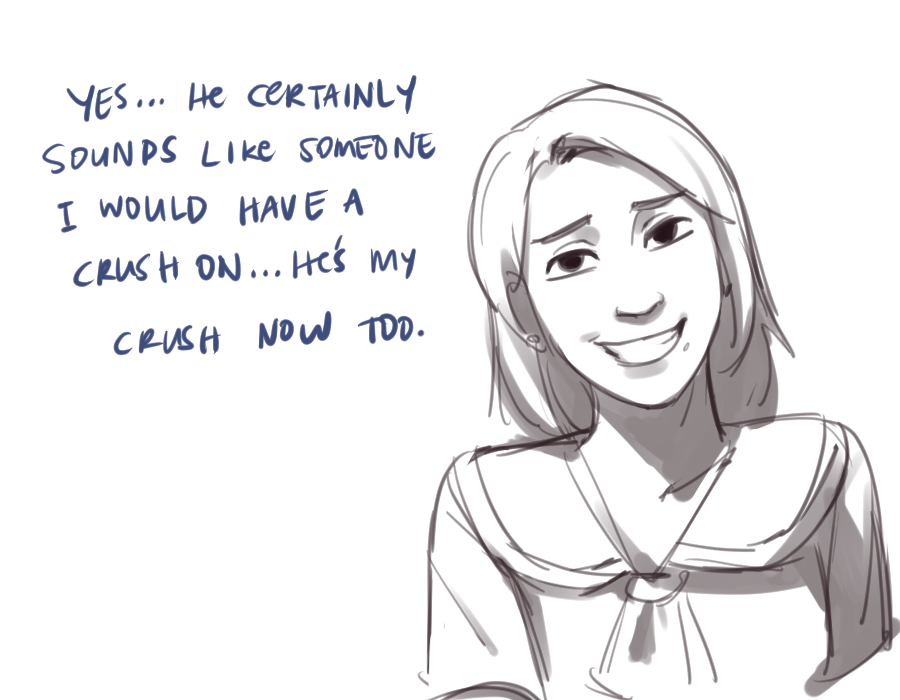 i secretly faked a lot of guy crushes in high school to convince everyone and myself that i was straight as uncooked spaghetti

[Questioning Phase Blues lol] 