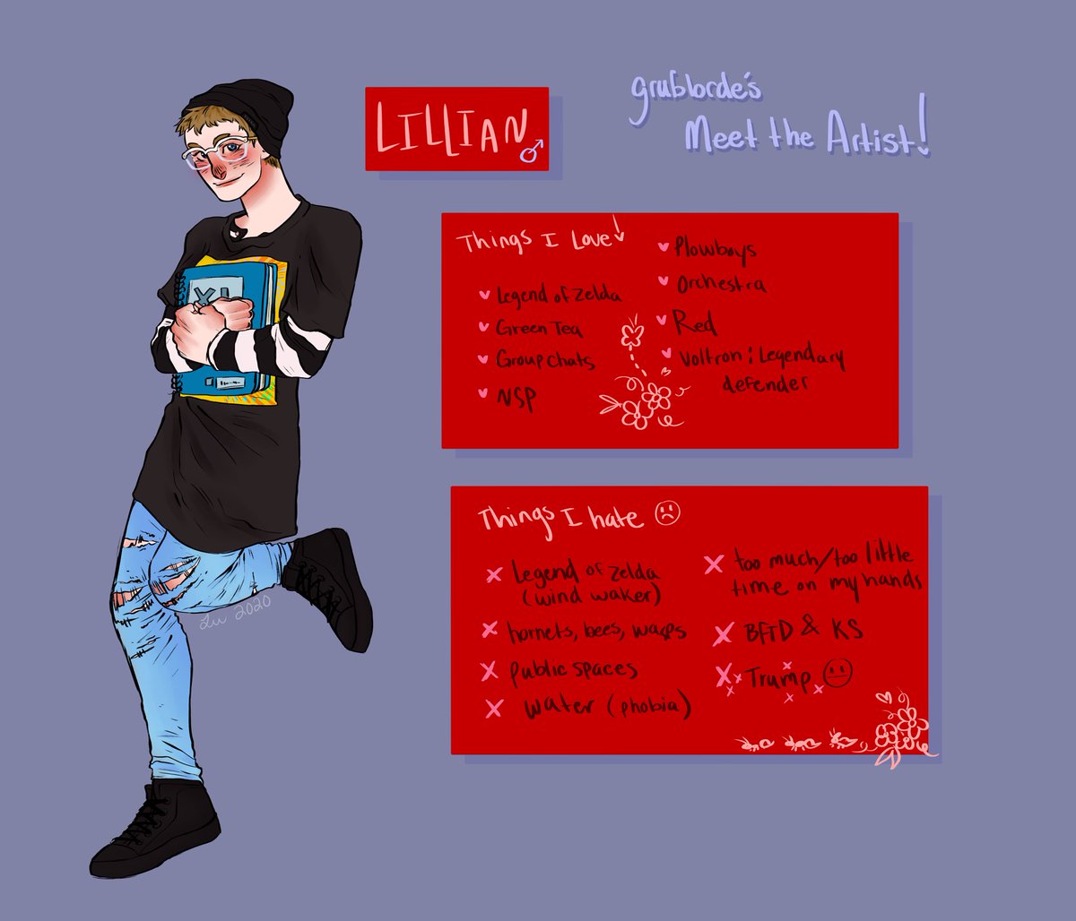 Grubotica's tweet photo. Hi!!! Here’s my MTA for 2020!!
.
.
.
#art #drawing #doodle #sketch #artwork #drawings #doodles #sketches #mta #MeetTheArtist #mta2020 https://t.co/ZliKOEuvxn