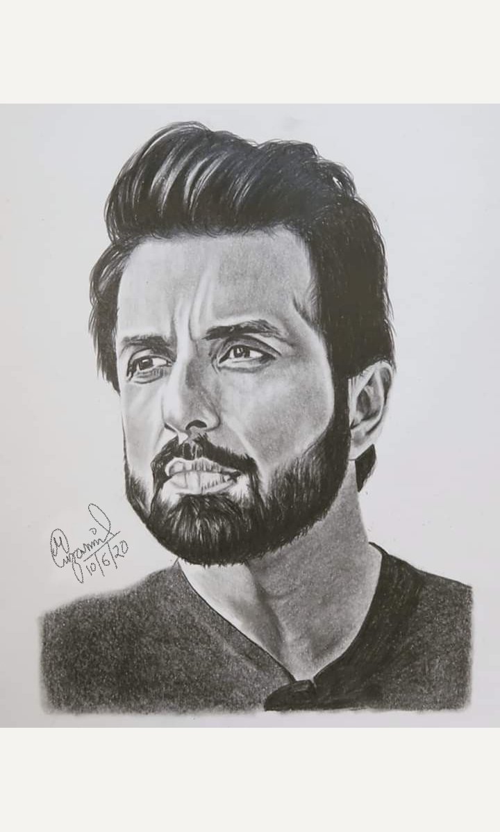 Muzzammilthakur's tweet photo. @SonuSood Bhai Sketch Acha Lage Toh Apni Id main share kar k Sab tak pocha de 🙏 @SonuSood bhaiya ji ♥️ 
The Real Hero 💪 https://t.co/PTcKEIN9qs