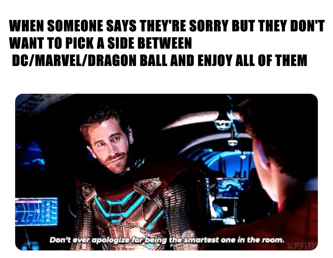 Fanverse1's tweet image. When you're a fan of all of Dragon Ball, DC and Marvel! 

#dccomics #marvel #DragonBall #DragonBallZ #DragonballSuper #anime #mcu