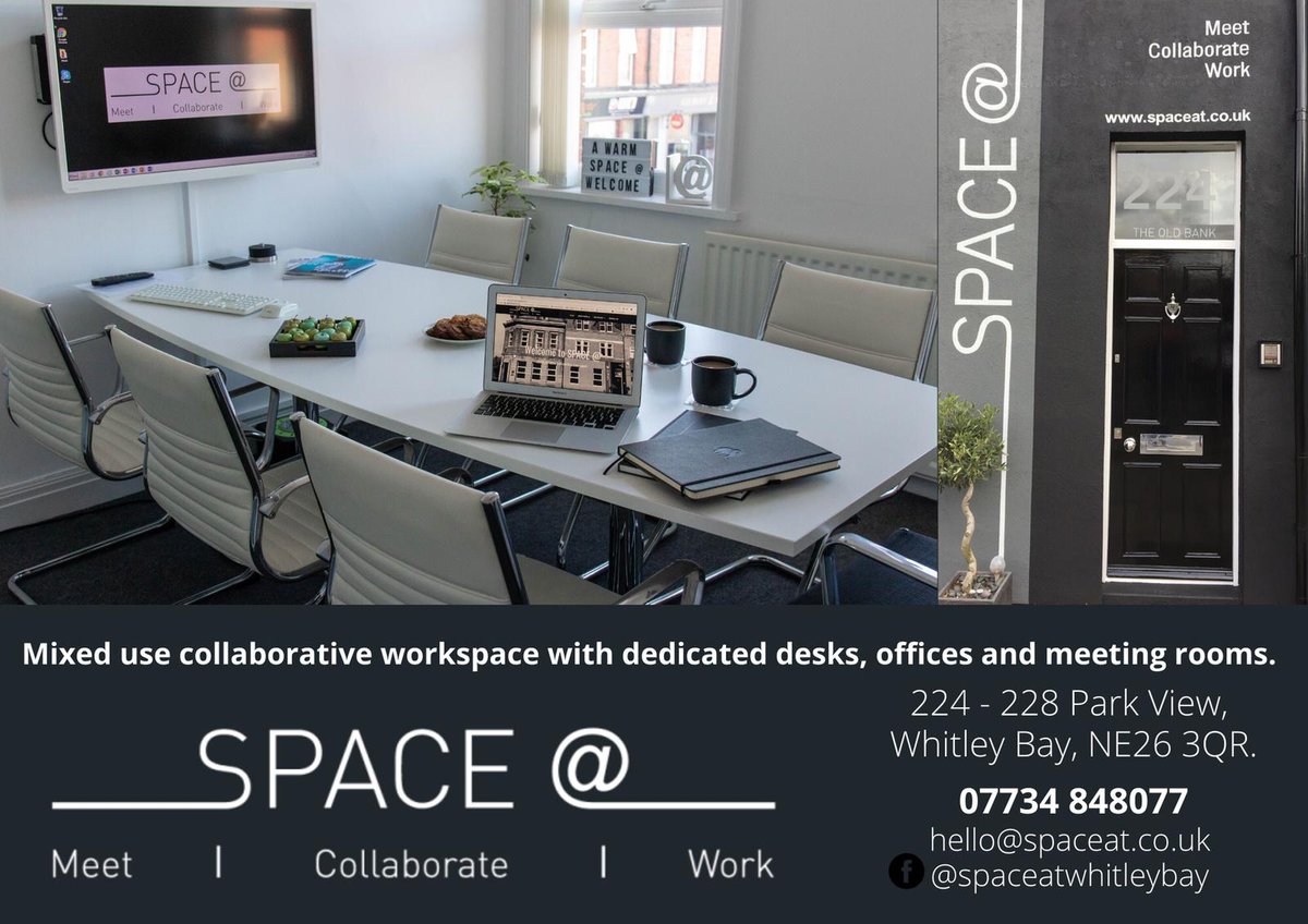 Looking for a new office at the coast without the lengthy commute on public transport? We have two offices coming available which may be suitable.

For more info &amp; to arrange a viewing, please contact us hello@spaceat.co.uk 

#MeetCollaborateWork #SmallBusiness #Offices