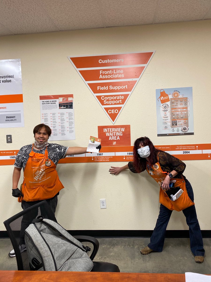 Great day working with the Capitol team, had a chance to recognize some amazing associates Laura and Roland. Thanks for all you do!