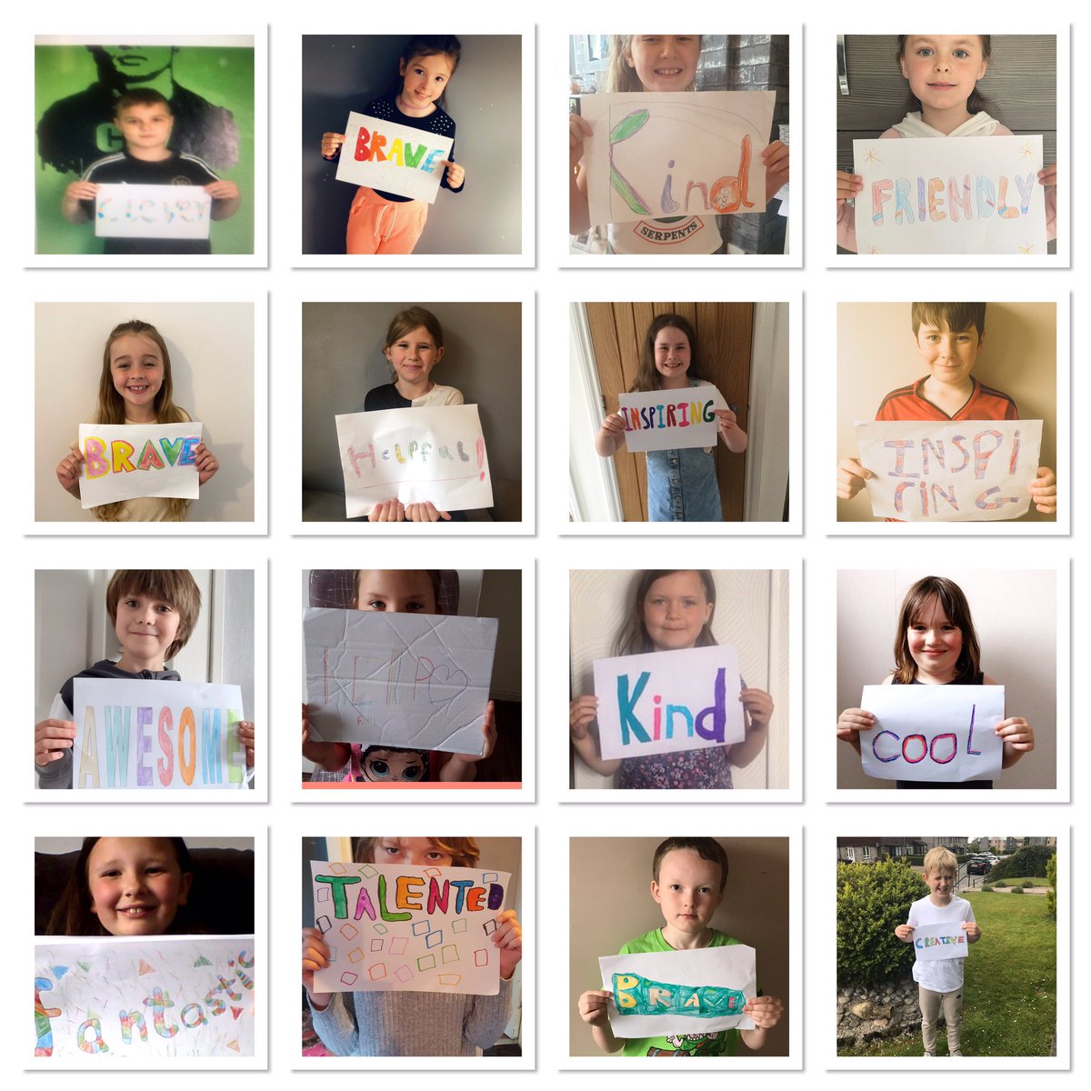 missjerussell's tweet photo. Primary 4 used some powerful adjectives to describe our awesome classmates! What kind and caring words. 💕
We’ve got this Kirkhill- you are all STARS 🌟❤️
Happy Wellbeing Wednesday! @Kirkhill_School https://t.co/MdaeoUs3KV