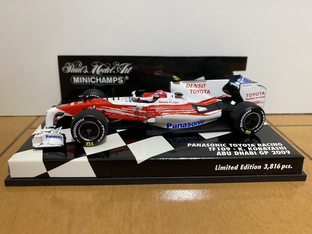 パナソニックトヨタレーシング TF109 小林可夢偉 アブダビGP 2009 この