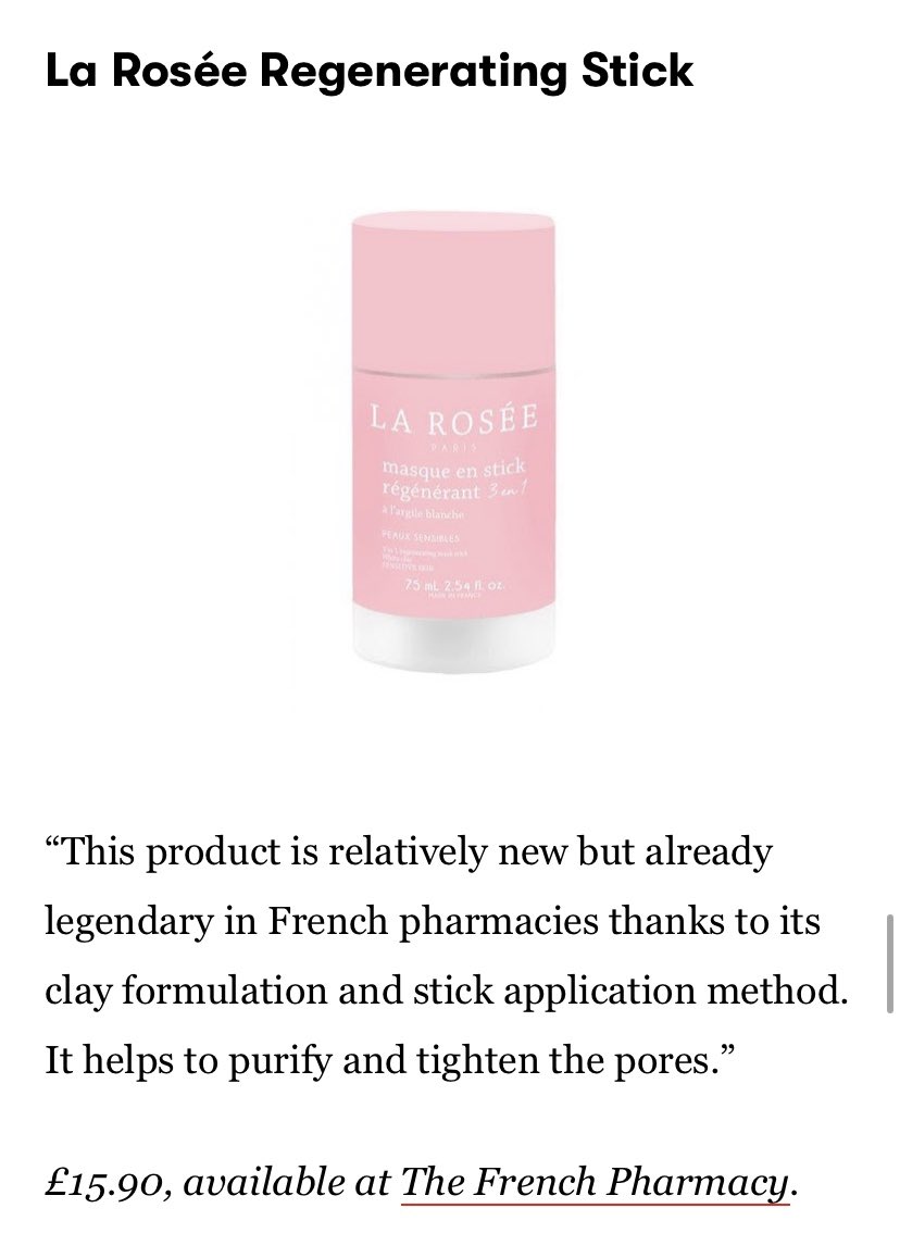 kirstypoole's tweet photo. 💕GIVEAWAY💕 Win the cult skincare product French girls swear by: La Rosée - Regenerating Stick💕 Enter VIA Instagram!
https://t.co/HuSiWzEfDH #frenchskincare #larosee #claymask #frenchpharmacy #frenchbeauty #giveaway #organicskincare #veganbeauty #crueltyfree #cleanbeauty #win https://t.co/pvsAvXEL6Z