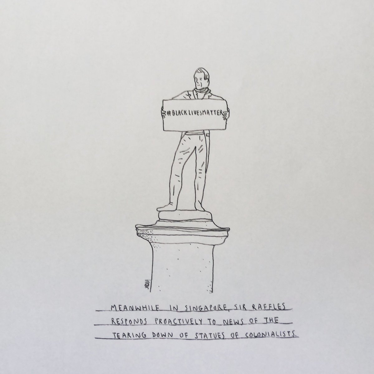 Joji7Jacob's tweet photo. #singapore #ColonialStatuesMustFall https://t.co/0WY7esQTz9