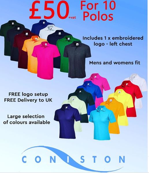 10 polos for £50, spread the word.........
send us your logo to info@cceuk.org