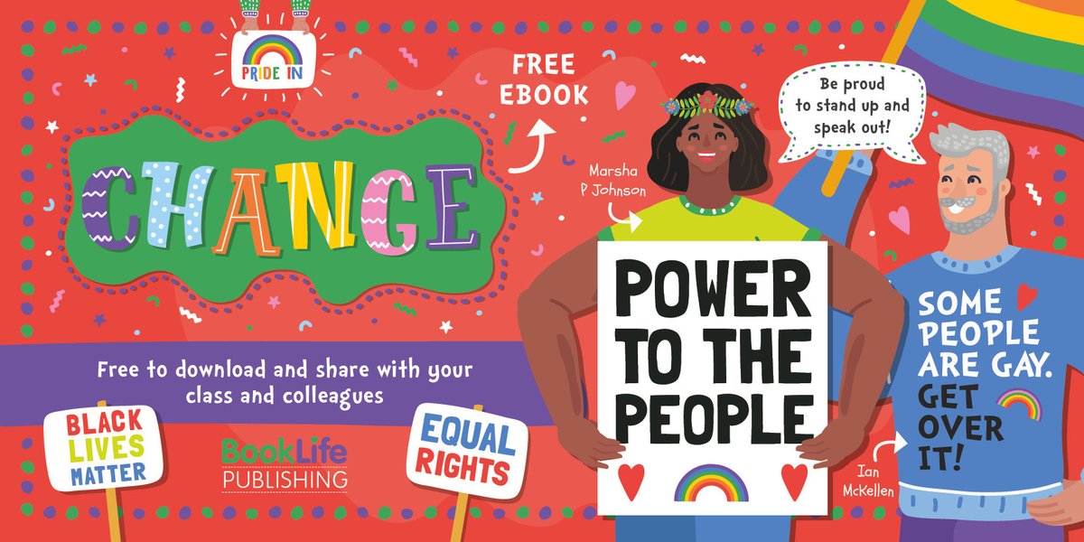 We’re so proud of this series, the gorgeous Pride In... celebrating #PrideMonth by celebrating LGBT+ activists who called for change - and still do. #Pride2020

Your free #ebook this week. 

#Pride In... Change 

Download your free e-book here: ow.ly/b9pm50A3Fq6