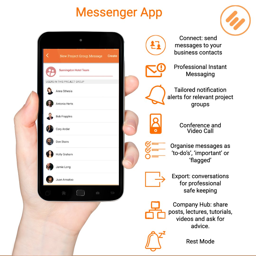 WorkLforBusines's tweet photo. Our messenger app has been designed to help you take control of your #business #communications and keep business and private separate. #businesscomms #connection #workcomms #messaging #businessmessaging #apps #connect #videoconferencing https://t.co/6kolfAxMpx