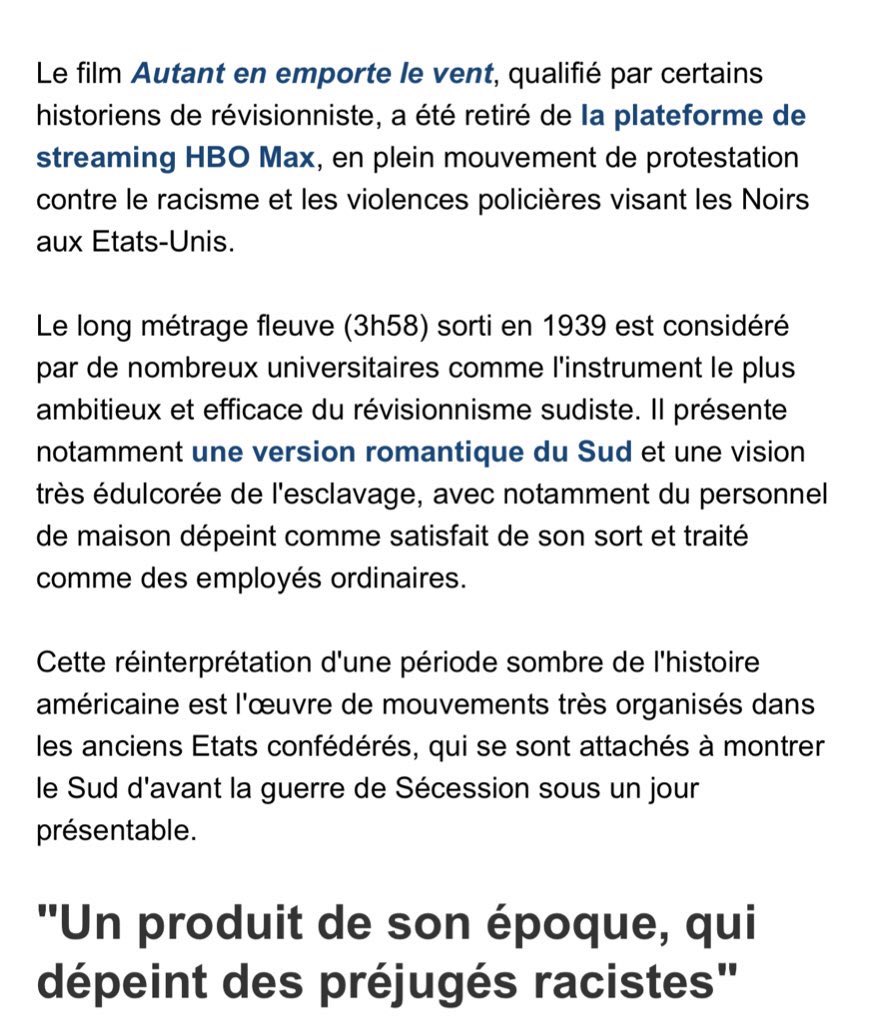 Delphine42100's tweet photo. Ah oui? ben revisionnez le film parce qu’il ne montre pas que l’amour entre maîtres et esclaves
Et sinon,
Obligatoirement tous les maîtres étaient des méchants … ?#AutantEnEmporteLeVent #GuerreDeSecession les nordistes les gentils, les sudistes bouhhhhh tous de gros vilains !!! https://t.co/VJa6Eb3Asx