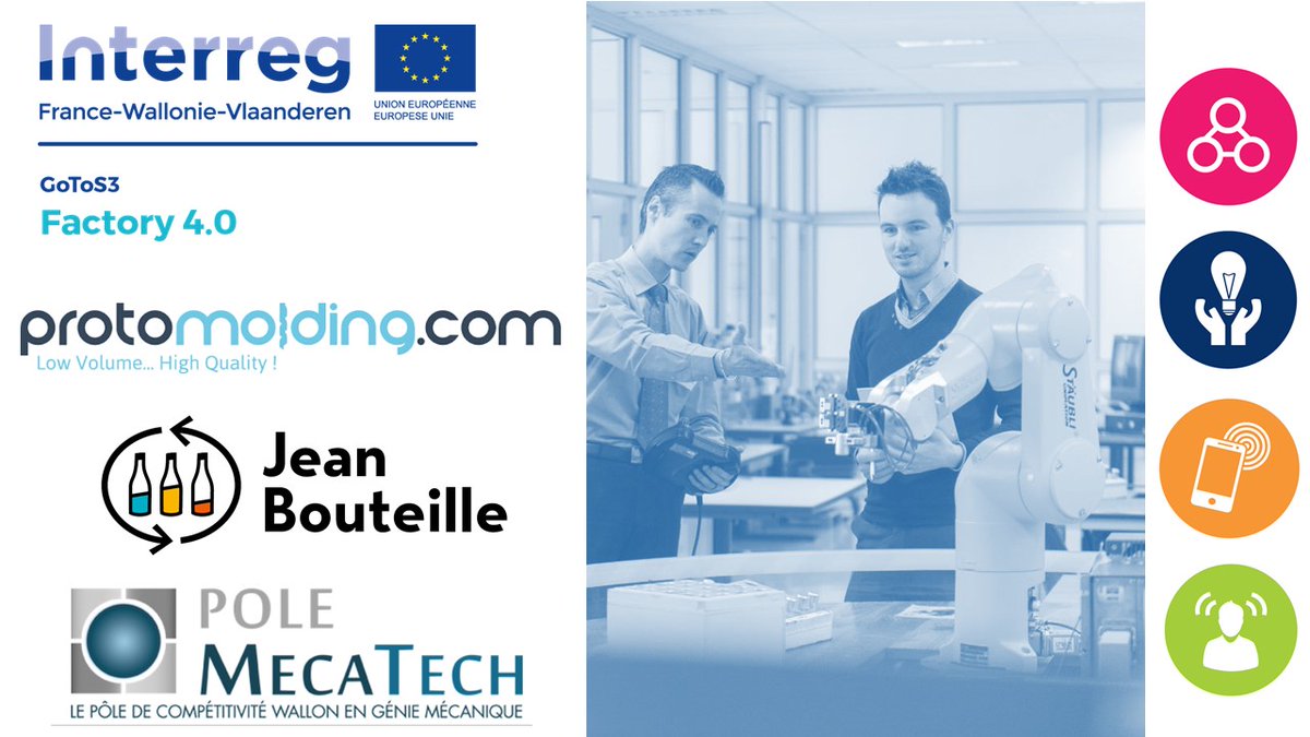interreg_gotoS3's tweet photo. A 15h aujourd'hui, après le webinaire 👨💻👩💻sur la cybersécurité vous en saurez plus sur 4 ans de projet #Interreg #Factory4_0 grâce à des témoignages d'entreprises accompagnées et de partenaires du projet. 👉Vous pouvez encore vous inscrire https://t.co/8AkhohFthO !!! https://t.co/bHlSw5VAkZ