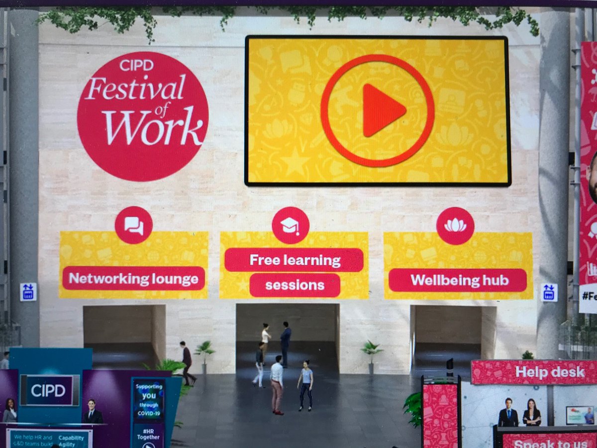 AngeHughesHello's tweet photo. @FestivalofWork @CIPD @CIPD_Events 
Excitement is mounting for the opening keynote of the inaugural virtual Festival of Work.  Look forward to 26,000+ of you joining us over the next three days!!! https://t.co/NNxLvXBHmI