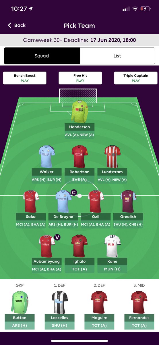 Any thoughts on this? Yes, I will use BB.
#FPLCommunity #fpl <a href="/FPLGeneral/">FPL General</a> <a href="/LetsTalk_FPL/">Andy</a>