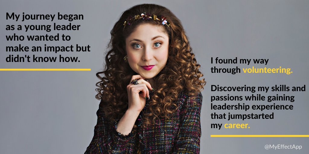 MyEffectApp's tweet photo. We're feeling #grateful for the #MyEffect community we're building 🤗 We love hearing and sharing your stories, so we thought you might want to know a little more about ours too! Check out this quick note from our founder and CEO, @kellyalovell! #passion #changemakers https://t.co/5APDL8cK35