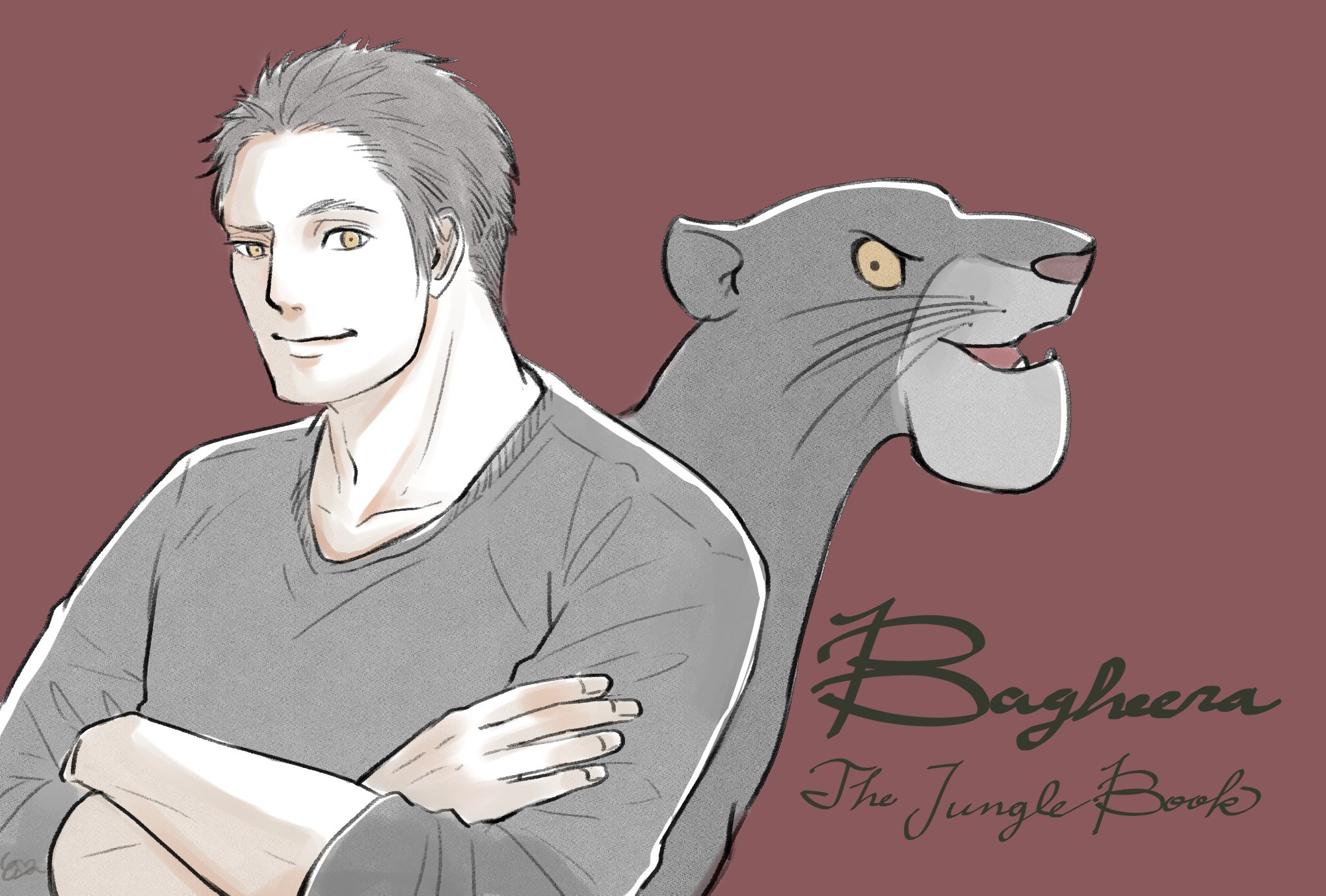 Twitter 上的 エマ 擬人化注意 ジャングル ブック実写観て バギーラものすごくかっこよくて惚れました アニメを小さい頃に何度も観てたので懐かしさにも浸ってしまった T Co Mxzza9helk Twitter