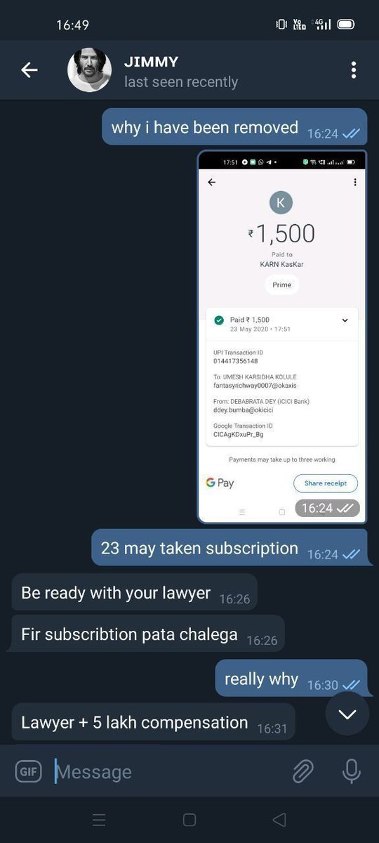 ThePrimeLeak's tweet photo. @jimmyrichway teri maa ka BH0$DA.
Tere lawyer ki maa ka BH0$DA 

Apne members ko kya darata hai re manish beta

Kar na mere pe case ukhad jo ukhad sakta. Ab tere ko km tere lawyer ko jyada pelenge

Tere lawyer ke maa ka BH0$DA.
Jimmy tere GB road wali maa ka BH0$DA
#Dream11 https://t.co/uacbHkpFhs