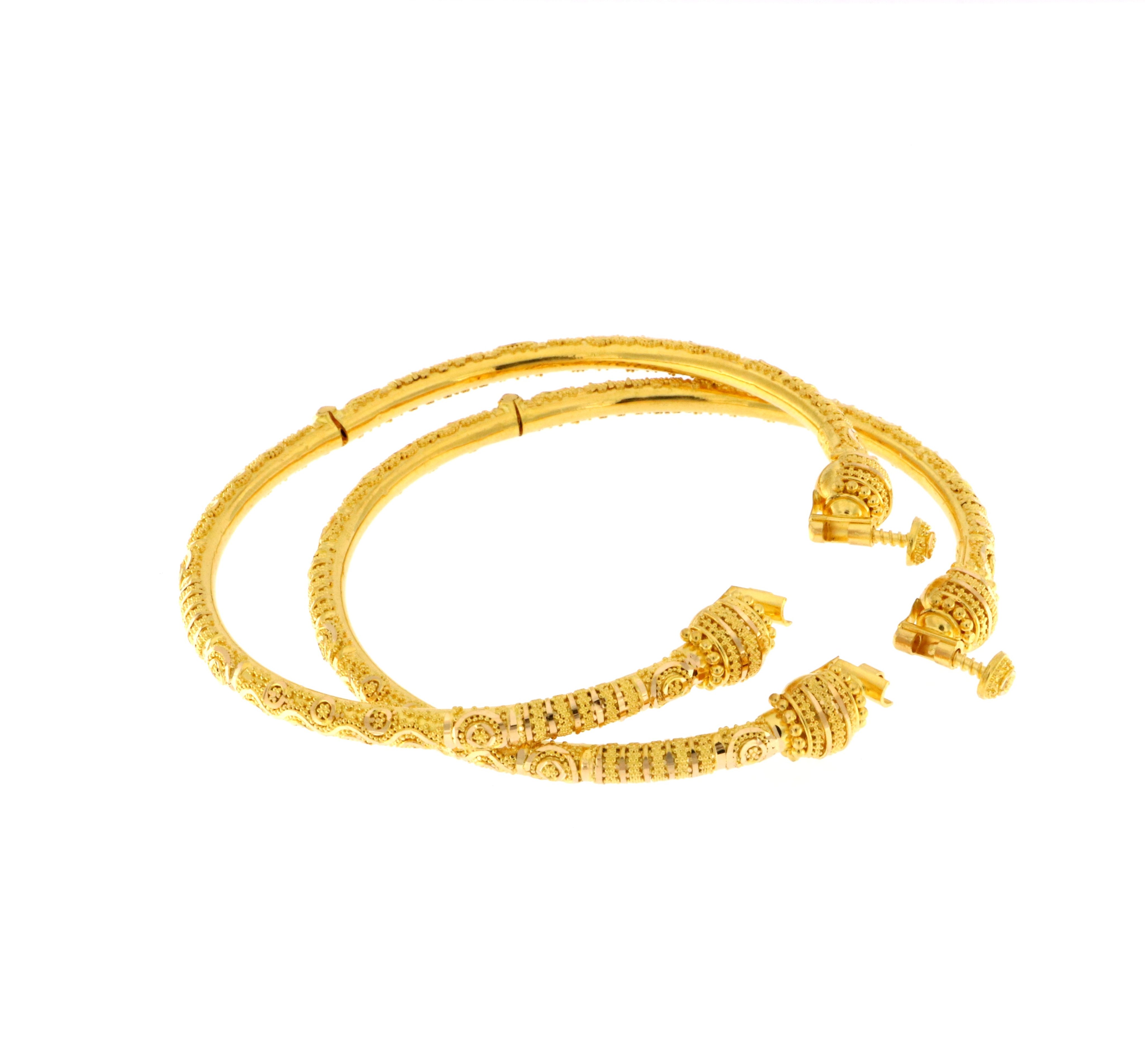 Asian gold shop bangles 24ct