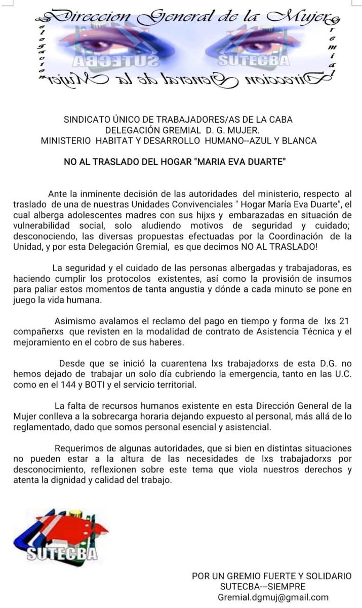 El Tapaboca no nos hará callar!!!! No lo vamos a permitir!!! Por favor ayuden a difundir este atropello