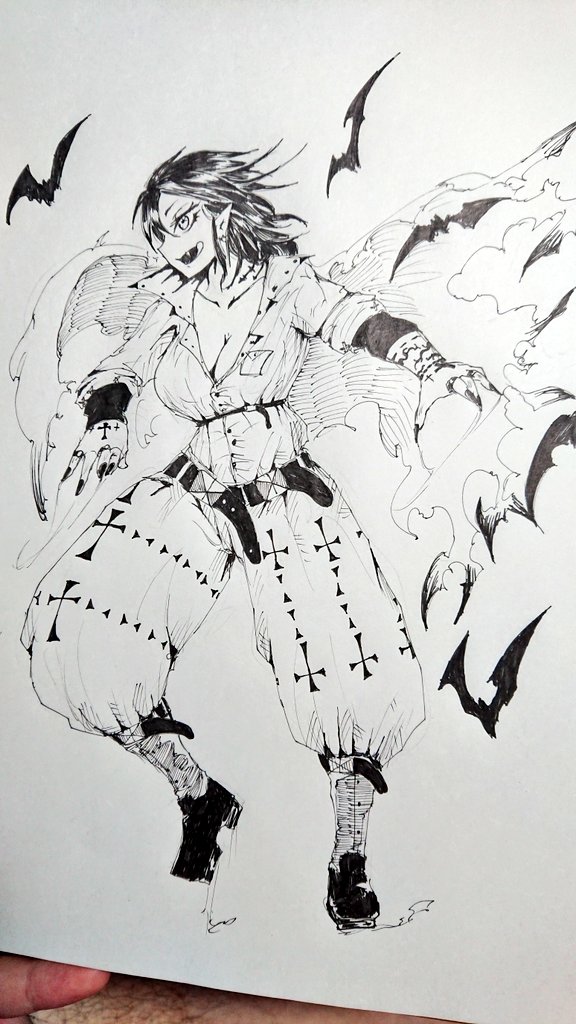載せるか迷って描き溜めてたヤツ 