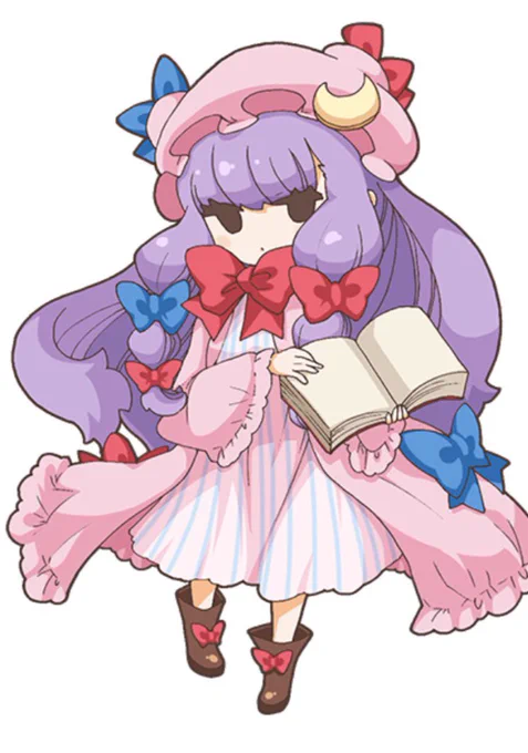 一日遅刻しました!??
#パチュリーの日 #パチュリー・ノーレッジ #東方Project
#イラスト #デフォルメ 
