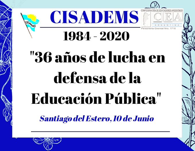 cisadems2's tweet photo. #SantiagodelEstero
#36AñosDeLucha
#CISADEMS https://t.co/j9yDSn2OzV