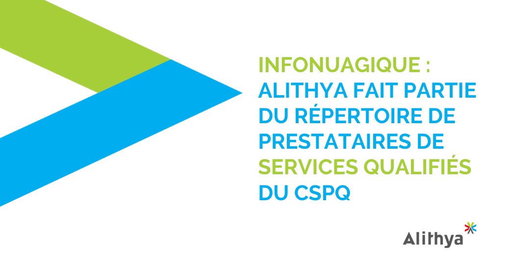 askidaco's tweet photo. Alithya se positionne comme un fournisseur de choix en solutions #infonuagiques avec #microsoft, #oracle et #aws et fait maintenant partie du répertoire de prestataires de services qualifiés du #CSPQ 
➡️https://t.co/Ow8LM1yZwq https://t.co/xQXBqZVuFI