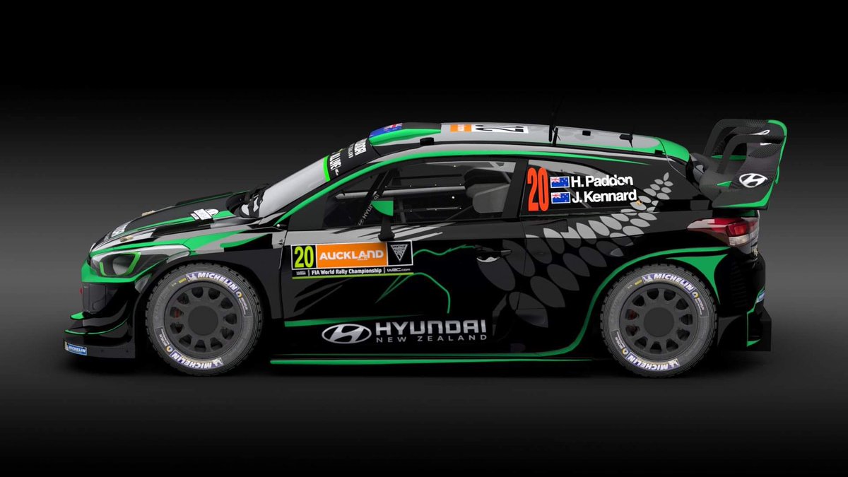 autoracing_esp's tweet photo. Con esta impresionante decoración iban a correr Hayden Paddon 🇦🇺 y John Kennard 🇦🇺 el Rally de Nueva Zelanda de este año. ¿Te gusta? 🤔📩 #HyundaiI20 #WRC
#i20WRC #HaydenPaddon #RallyNewZealand
#AutoRacingESP🔰 #MotorSport #RS #Racing
https://t.co/hl54mMgZJ1 https://t.co/filzYGdvRm
