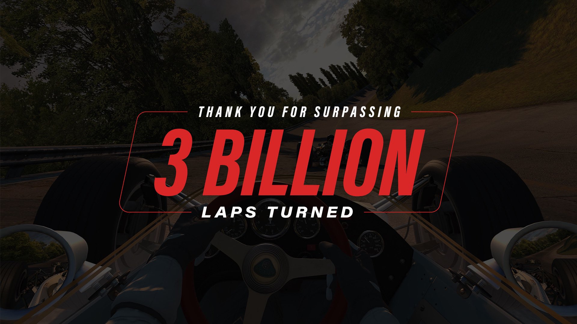 A brief history of iRacing and 3-billion laps milestone