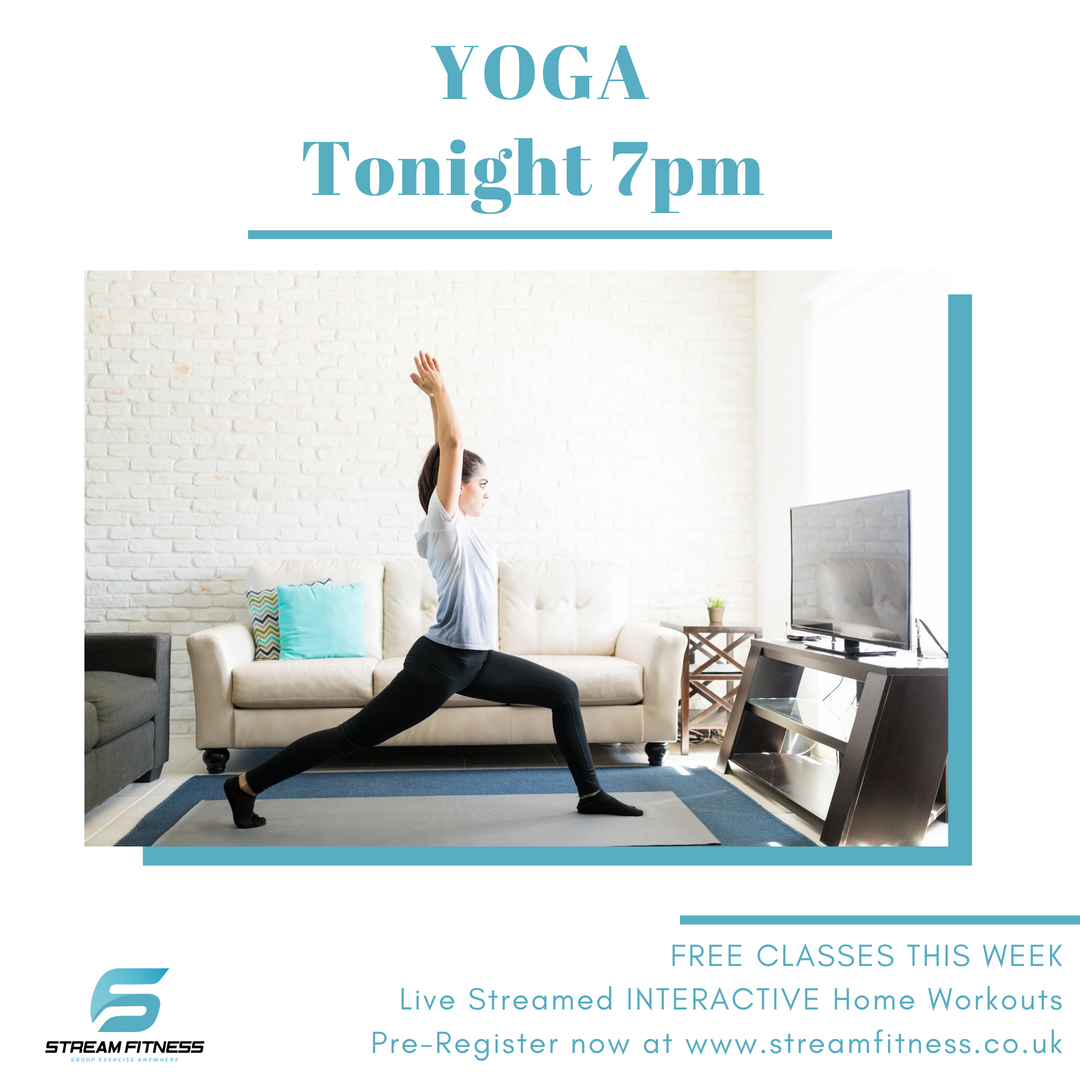 YOGA is on TONIGHT! 
Whether you've always wanted to give Yoga a try, or whether you are an experienced Yogi, then come and join Michele for an hour of Yoga tonight at 7pm.  
All abilities welcome - you do not need to be able to touch your toes!
Relaxed and friendly atmosphere, i