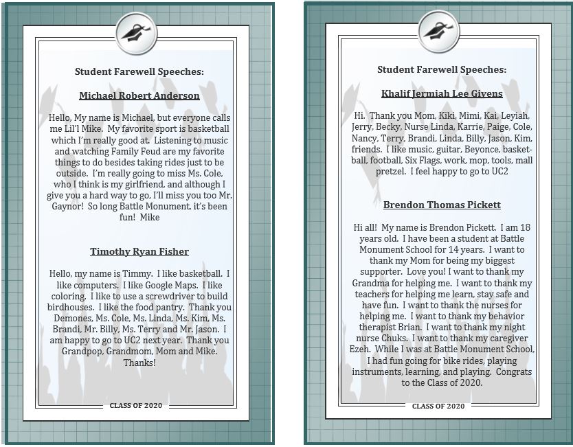 Commencement Program Pages 1,2,3,4,5,6
