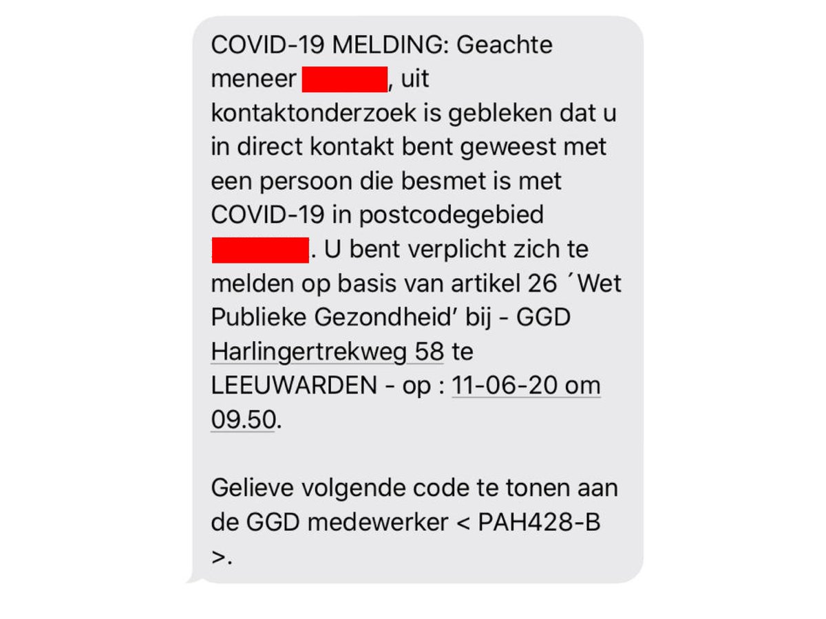 🚨 Let op! Er wordt op dit moment een nep-sms rondgestuurd over het coronavirus. In de sms wordt gevraagd om je te melden bij GGD Fryslân. Het sms'je is nep en klopt niet. Meer informatie vind je hier: bit.ly/2Uv6BWu