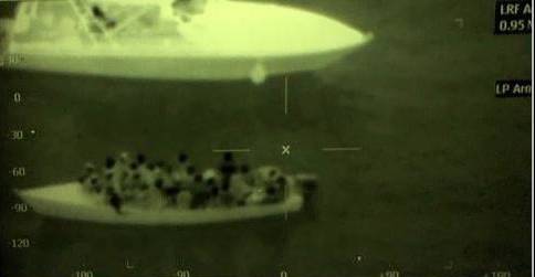 CBPCaribbean's tweet photo. A @CBPAMO Maritime Patrol Aircraft detected last night a "yola" type vessel 3 miles from Añasco, Puerto Rico. Two persons jumped to the water.  A search is pending. https://t.co/KGJgyjvRdL
