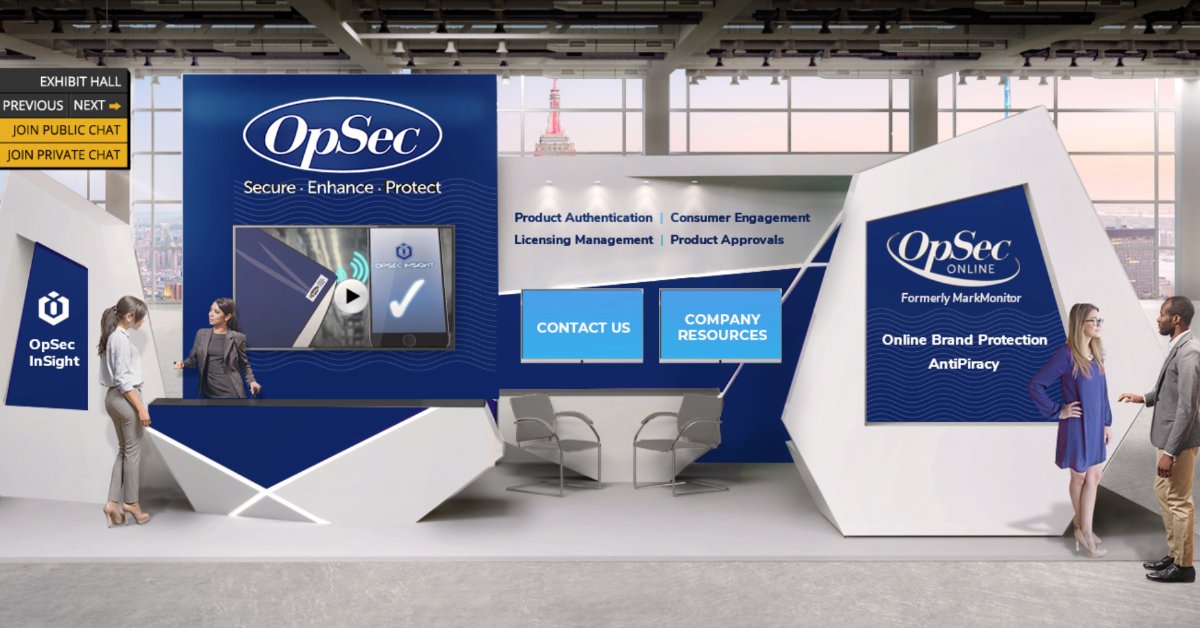 OpSecSecurity's tweet photo. #TeamOpSec is excited to sponsor next week's #licensingvirtualweek! Drop by our virtual booth to chat with our experts and learn how our proven solutions, expertise, and data help protect your brand, content, and royalties.
#brandprotection #licensing https://t.co/QoO23mdS7A