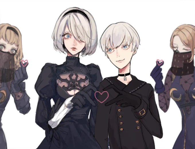 あとこの妹と合作した9S2B もかっわいいから見て 