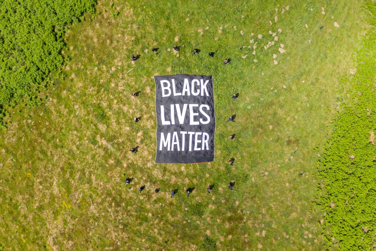 YOU other communities! Bridport has had its wonderful BLM banner on Colmers Hill. Unfurl the BLM banner across your hillside! Contact <a href="/LyricBridport/">Bridport Lyric</a> &amp; please make a donation here crowdfunder.co.uk/curtain-up-on-… as I just did to help this to continue…